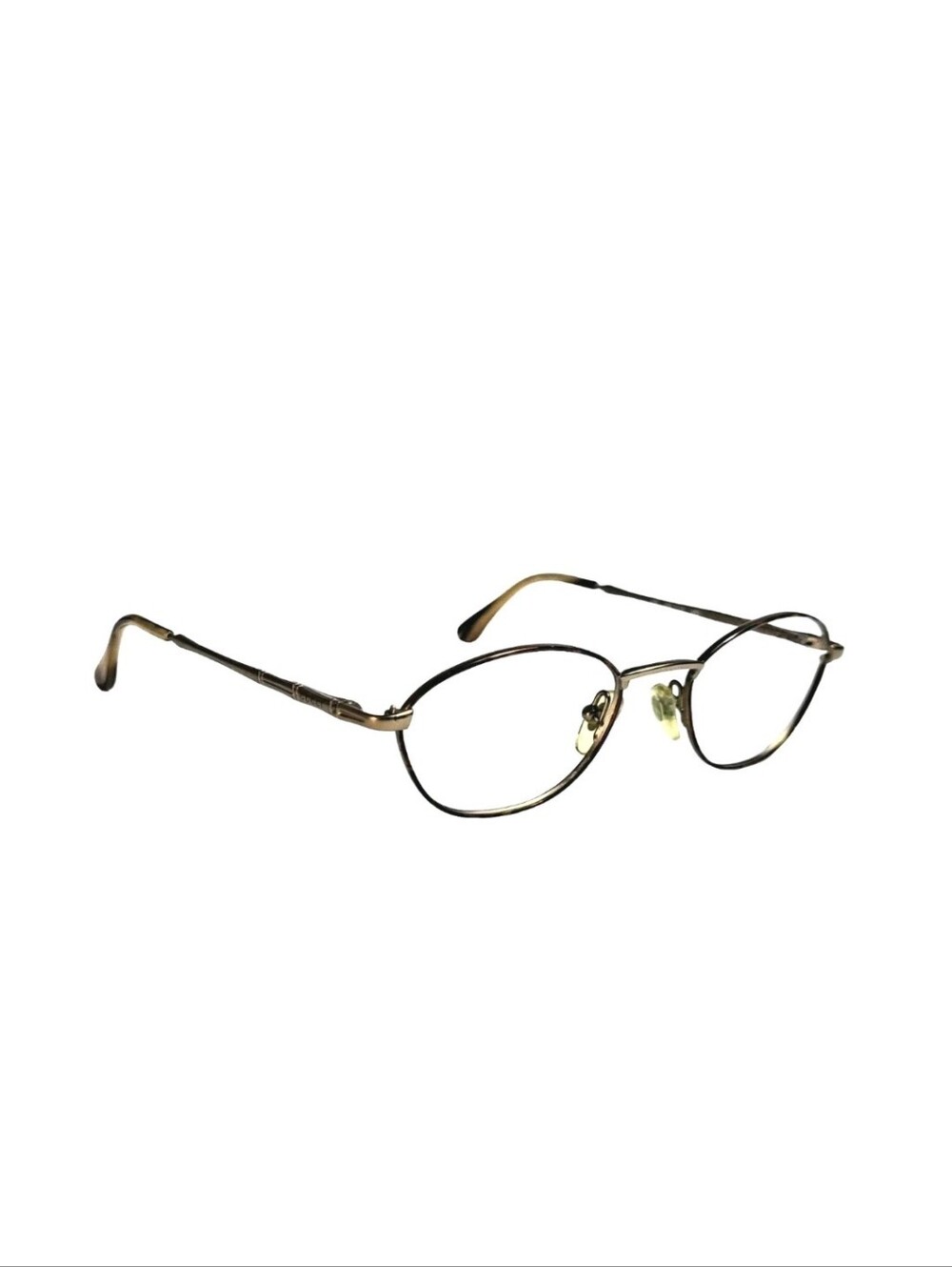 Vintage GUCCI GG 2213 VF3 Eyeglasses Oval Antique Gold Tortoise Unisex